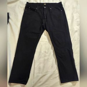 Lee men's çotton black jeans size 40x30